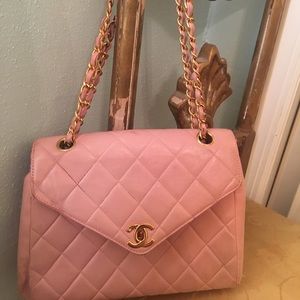 COPY - CHANEL Pink Double strap handbag 🚨🚨🚨
